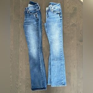 Womens Silver jeans Elyse Slim boot jeans size 24x33